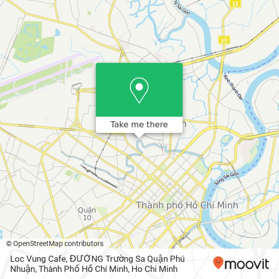 Loc Vung Cafe, ĐƯỜNG Trường Sa Quận Phú Nhuận, Thành Phố Hồ Chí Minh map