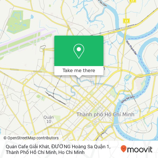 Quán Cafe Giải Khát, ĐƯỜNG Hoàng Sa Quận 1, Thành Phố Hồ Chí Minh map