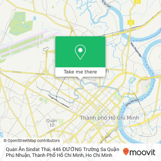 Quán Ăn Sindat Thái, 446 ĐƯỜNG Trường Sa Quận Phú Nhuận, Thành Phố Hồ Chí Minh map