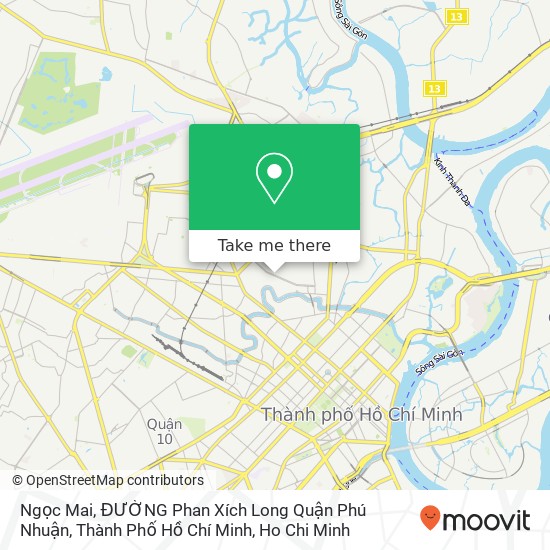 Ngọc Mai, ĐƯỜNG Phan Xích Long Quận Phú Nhuận, Thành Phố Hồ Chí Minh map