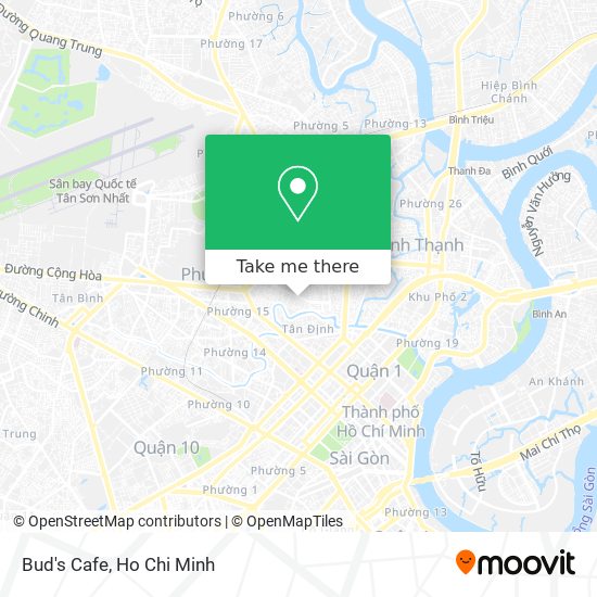 Bud's Cafe map