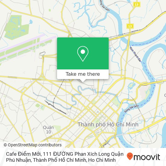 Cafe Điểm Mới, 111 ĐƯỜNG Phan Xích Long Quận Phú Nhuận, Thành Phố Hồ Chí Minh map