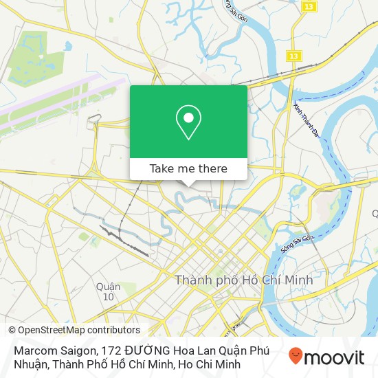 Marcom Saigon, 172 ĐƯỜNG Hoa Lan Quận Phú Nhuận, Thành Phố Hồ Chí Minh map