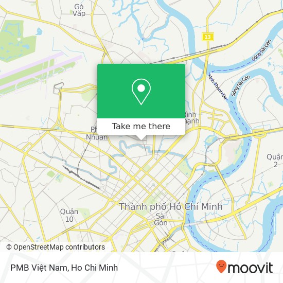 PMB Việt Nam map