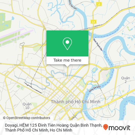 Doyagi, HẺM 125 Đinh Tiên Hoàng Quận Bình Thạnh, Thành Phố Hồ Chí Minh map