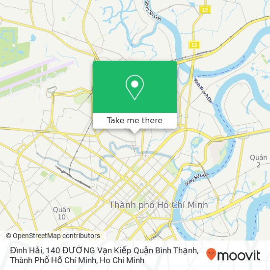 Đình Hải, 140 ĐƯỜNG Vạn Kiếp Quận Bình Thạnh, Thành Phố Hồ Chí Minh map
