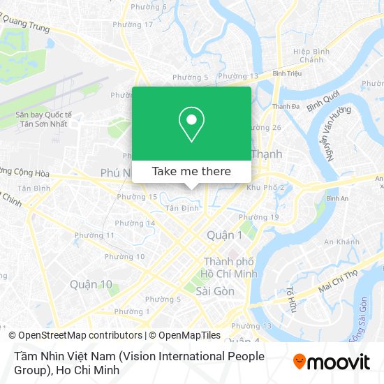 Tầm Nhìn Việt Nam (Vision International People Group) map