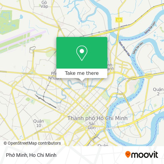 Phở Minh map