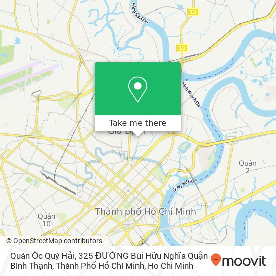 Quán Ốc Quý Hải, 325 ĐƯỜNG Bùi Hữu Nghĩa Quận Bình Thạnh, Thành Phố Hồ Chí Minh map