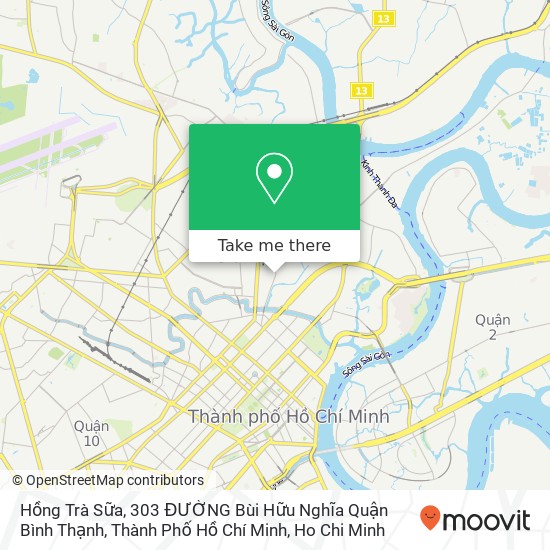 Hồng Trà Sữa, 303 ĐƯỜNG Bùi Hữu Nghĩa Quận Bình Thạnh, Thành Phố Hồ Chí Minh map