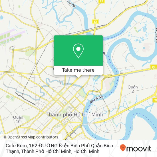 Cafe Kem, 162 ĐƯỜNG Điện Biên Phủ Quận Bình Thạnh, Thành Phố Hồ Chí Minh map