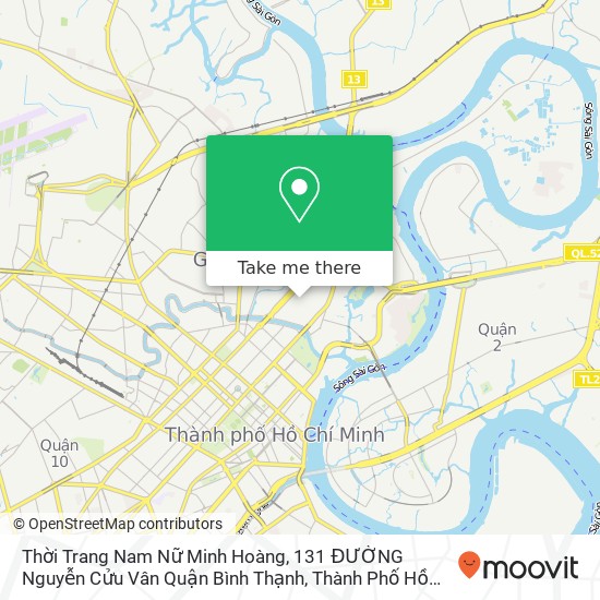 Thời Trang Nam Nữ Minh Hoàng, 131 ĐƯỜNG Nguyễn Cửu Vân Quận Bình Thạnh, Thành Phố Hồ Chí Minh map