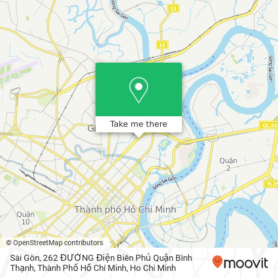 Sài Gòn, 262 ĐƯỜNG Điện Biên Phủ Quận Bình Thạnh, Thành Phố Hồ Chí Minh map