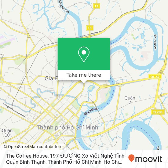 The Coffee House, 197 ĐƯỜNG Xô Viết Nghệ Tĩnh Quận Bình Thạnh, Thành Phố Hồ Chí Minh map