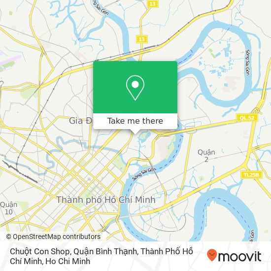 Chuột Con Shop, Quận Bình Thạnh, Thành Phố Hồ Chí Minh map