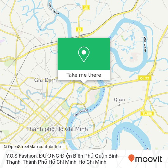 Y.O.S Fashion, ĐƯỜNG Điện Biên Phủ Quận Bình Thạnh, Thành Phố Hồ Chí Minh map