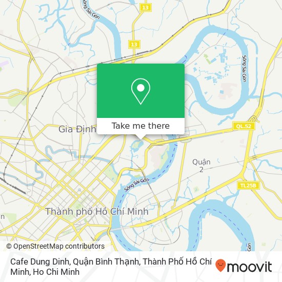 Cafe Dung Dinh, Quận Bình Thạnh, Thành Phố Hồ Chí Minh map