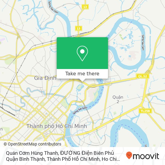 Quán Cơm Hùng Thanh, ĐƯỜNG Điện Biên Phủ Quận Bình Thạnh, Thành Phố Hồ Chí Minh map