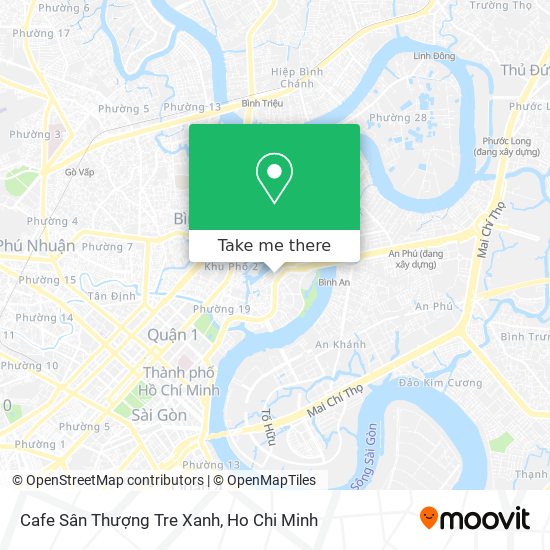 Cafe Sân Thượng Tre Xanh map