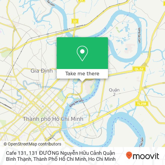 Cafe 131, 131 ĐƯỜNG Nguyễn Hữu Cảnh Quận Bình Thạnh, Thành Phố Hồ Chí Minh map