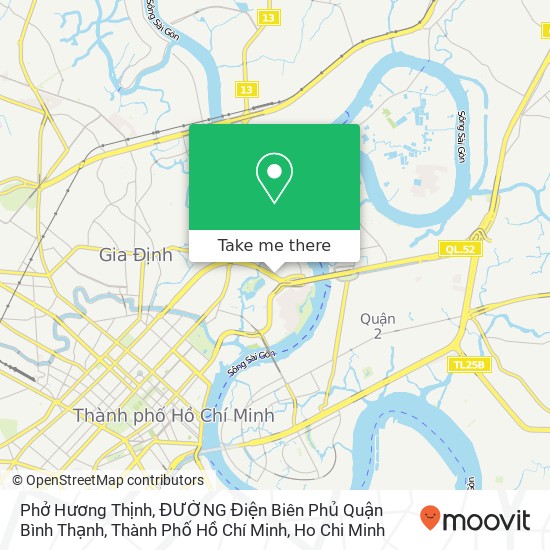 Phở Hương Thịnh, ĐƯỜNG Điện Biên Phủ Quận Bình Thạnh, Thành Phố Hồ Chí Minh map