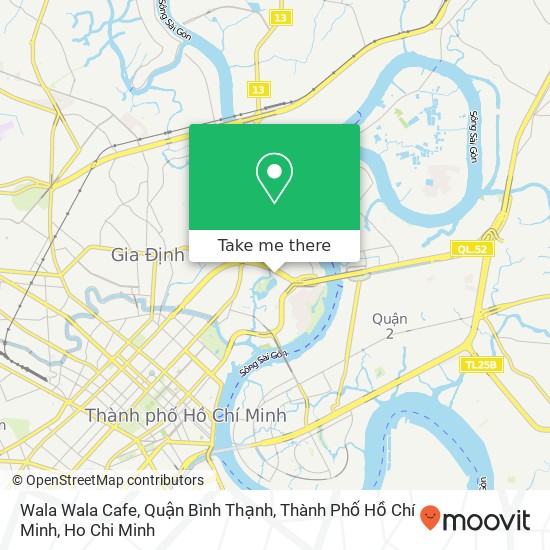 Wala Wala Cafe, Quận Bình Thạnh, Thành Phố Hồ Chí Minh map