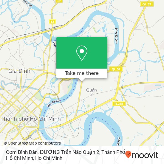 Cơm Bình Dân, ĐƯỜNG Trần Não Quận 2, Thành Phố Hồ Chí Minh map