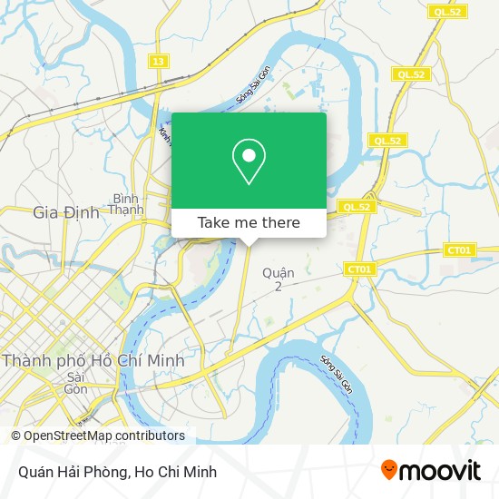 Quán Hải Phòng map