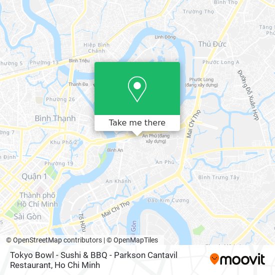 Tokyo Bowl - Sushi & BBQ - Parkson Cantavil Restaurant map