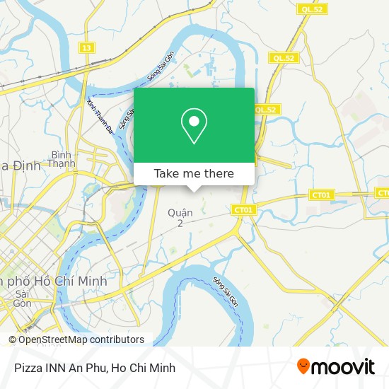 Pizza INN An Phu map