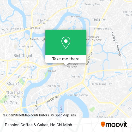 Passion Coffee & Cakes map
