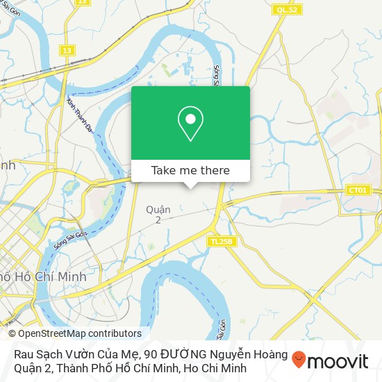 Rau Sạch Vườn Của Mẹ, 90 ĐƯỜNG Nguyễn Hoàng Quận 2, Thành Phố Hồ Chí Minh map