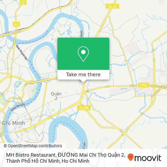 MH Bistro Restaurant, ĐƯỜNG Mai Chí Thọ Quận 2, Thành Phố Hồ Chí Minh map