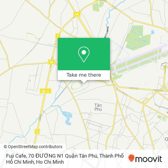 Fuji Cafe, 70 ĐƯỜNG N1 Quận Tân Phú, Thành Phố Hồ Chí Minh map