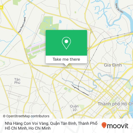 Nhà Hàng Con Voi Vàng, Quận Tân Bình, Thành Phố Hồ Chí Minh map