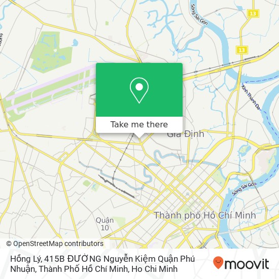 Hồng Lý, 415B ĐƯỜNG Nguyễn Kiệm Quận Phú Nhuận, Thành Phố Hồ Chí Minh map