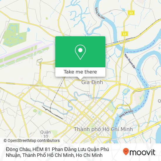 Đông Châu, HẺM 81 Phan Đăng Lưu Quận Phú Nhuận, Thành Phố Hồ Chí Minh map