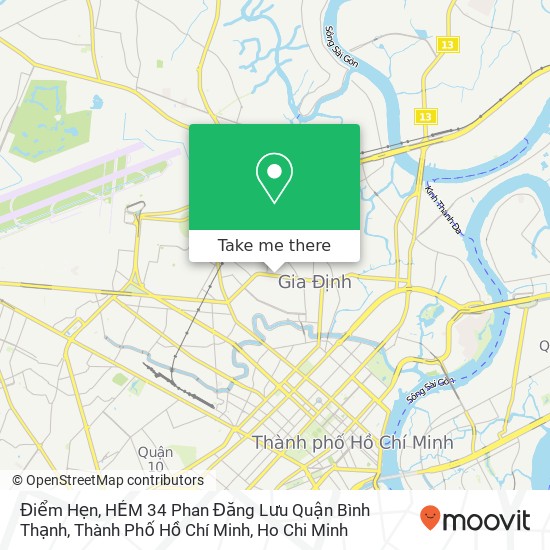 Điểm Hẹn, HẺM 34 Phan Đăng Lưu Quận Bình Thạnh, Thành Phố Hồ Chí Minh map