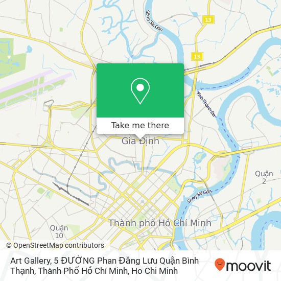Art Gallery, 5 ĐƯỜNG Phan Đăng Lưu Quận Bình Thạnh, Thành Phố Hồ Chí Minh map