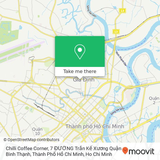 Chilli Coffee Corner, 7 ĐƯỜNG Trần Kế Xương Quận Bình Thạnh, Thành Phố Hồ Chí Minh map