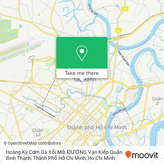 Hoàng Ký Cơm Gà Xối Mỡ, ĐƯỜNG Vạn Kiếp Quận Bình Thạnh, Thành Phố Hồ Chí Minh map