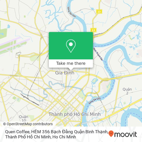 Quen Coffee, HẺM 356 Bạch Đằng Quận Bình Thạnh, Thành Phố Hồ Chí Minh map