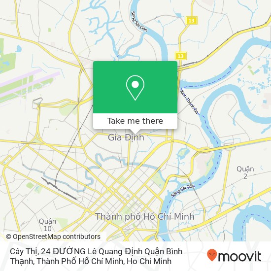 Cây Thị, 24 ĐƯỜNG Lê Quang Định Quận Bình Thạnh, Thành Phố Hồ Chí Minh map