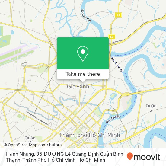 Hạnh Nhung, 35 ĐƯỜNG Lê Quang Định Quận Bình Thạnh, Thành Phố Hồ Chí Minh map