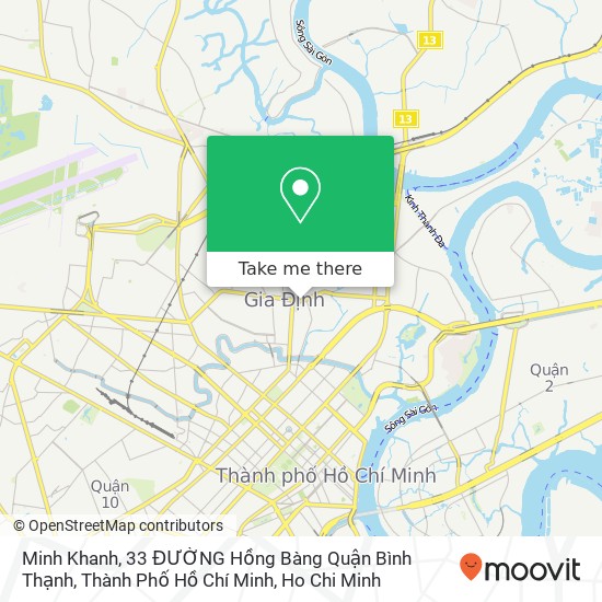 Minh Khanh, 33 ĐƯỜNG Hồng Bàng Quận Bình Thạnh, Thành Phố Hồ Chí Minh map