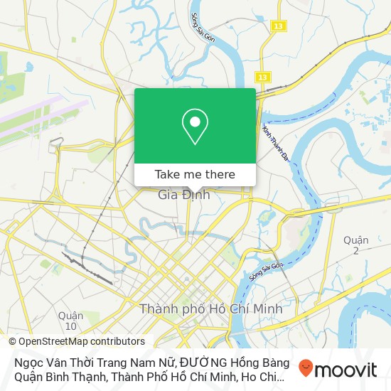 Ngọc Vân Thời Trang Nam Nữ, ĐƯỜNG Hồng Bàng Quận Bình Thạnh, Thành Phố Hồ Chí Minh map
