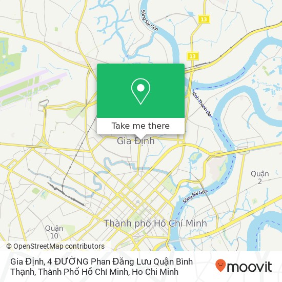 Gia Định, 4 ĐƯỜNG Phan Đăng Lưu Quận Bình Thạnh, Thành Phố Hồ Chí Minh map