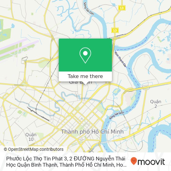 Phước Lộc Thọ Tín Phát 3, 2 ĐƯỜNG Nguyễn Thái Học Quận Bình Thạnh, Thành Phố Hồ Chí Minh map