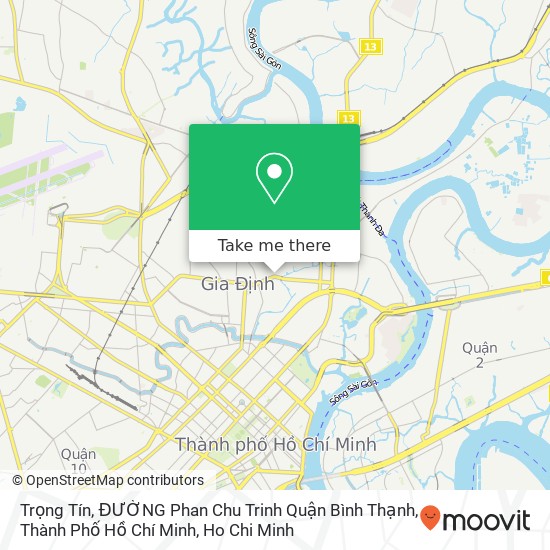 Trọng Tín, ĐƯỜNG Phan Chu Trinh Quận Bình Thạnh, Thành Phố Hồ Chí Minh map