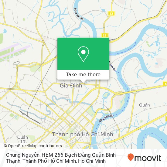 Chung Nguyễn, HẺM 266 Bạch Đằng Quận Bình Thạnh, Thành Phố Hồ Chí Minh map
